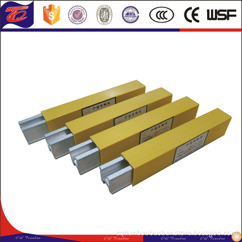 chongq TBWL 1250A aluminum insulated tubular conductor rail for crane power supply